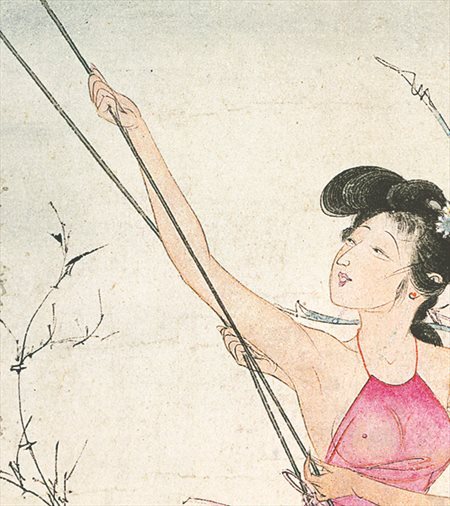 资阳-胡也佛的仕女画和最知名的金瓶梅秘戏图